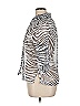 Notations Animal Print Silver 3/4 Sleeve Blouse Size XL - photo 4