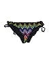 Rip Curl Chevron-herringbone Black Swimsuit Bottoms Size L - photo 1