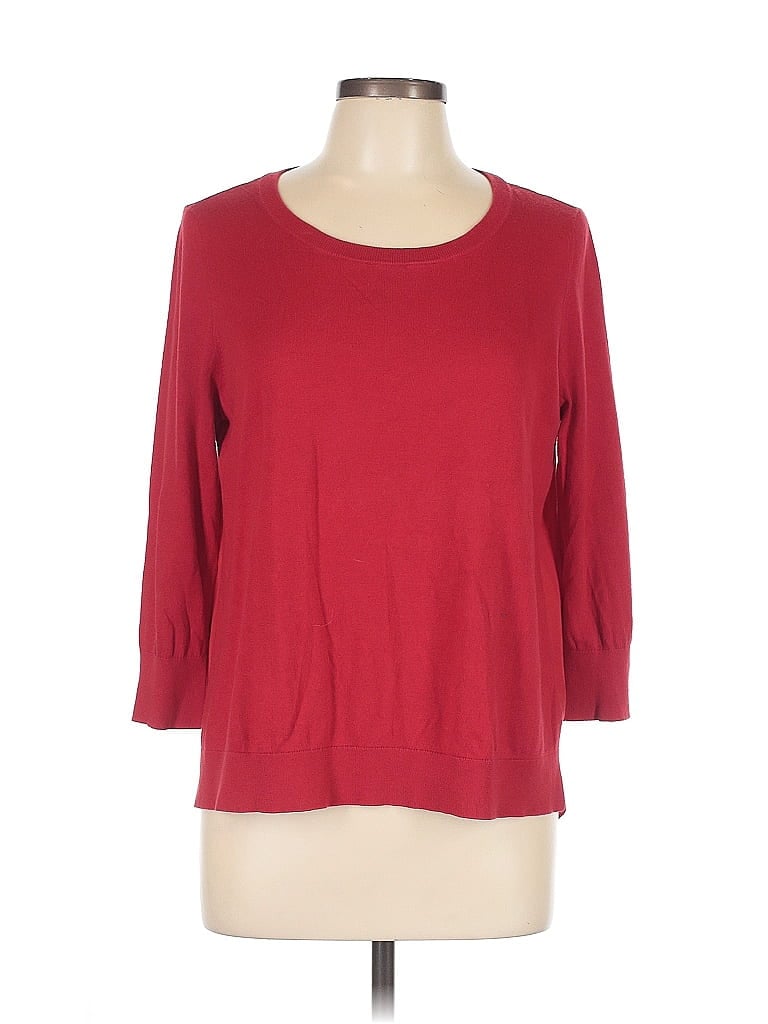 Pre-owned Polo Ralph Lauren Pullover Sweater In Red