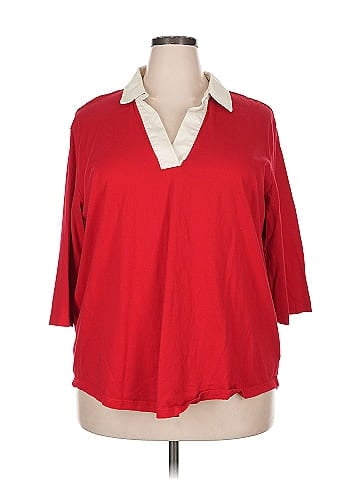 Lands' End 3/4 Sleeve Blouse (view 1)