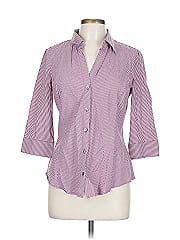 Express Design Studio 3/4 Sleeve Button Down Shirt