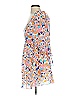 Amanda Uprichard 100% Ramie Print Orange Cocktail Dress Size S - photo 4