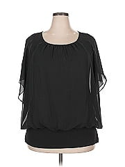 Jm Collection 3/4 Sleeve Blouse