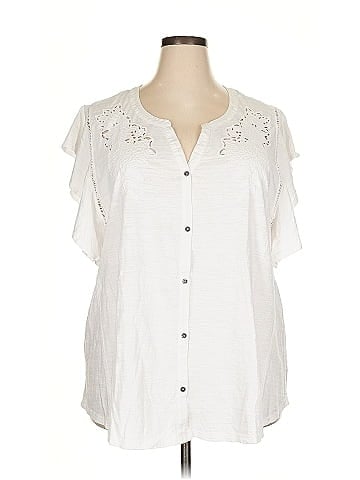 Lane Bryant Short Sleeve Blouse (view 1)