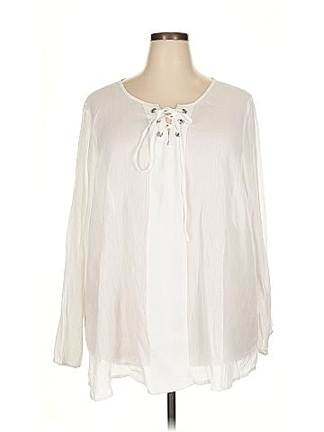Lane Bryant Long Sleeve Blouse (view 1)