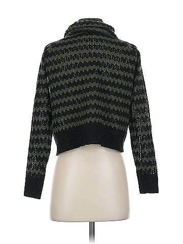 Aqua Turtleneck Sweater (view 2)