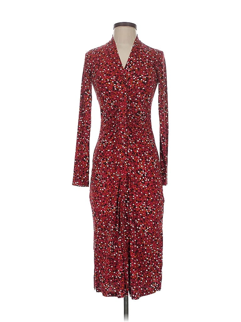 Click to view more detailed imagery on our partner's website Pre-owned Hobbs London Casual Dress In Red