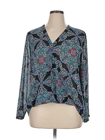 Nicole by Nicole Miller Long Sleeve Blouse (view 1)