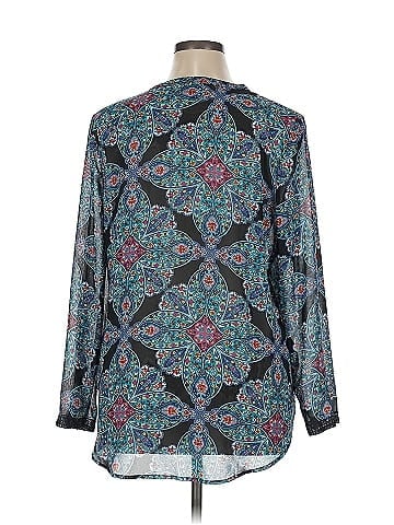 Nicole by Nicole Miller Long Sleeve Blouse (view 2)