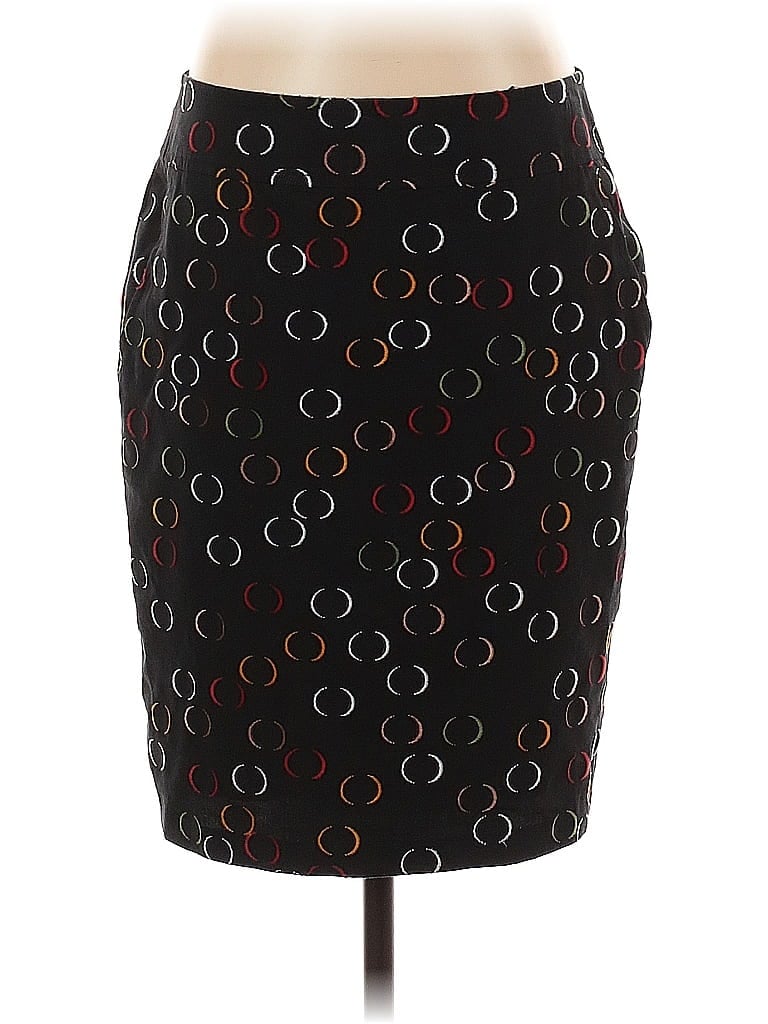 Akris Punto Graphic Black Formal Skirt Size 8 - photo 1