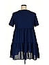 Unbranded 100% Dacron Solid Blue Casual Dress Size 2X - photo 2