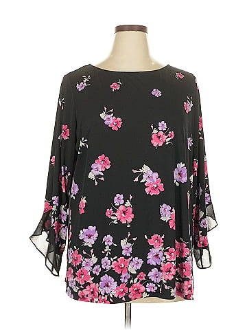 Susan Graver 3/4 Sleeve Blouse (view 1)