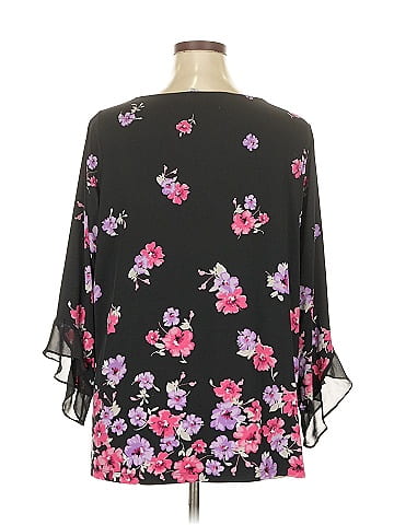 Susan Graver 3/4 Sleeve Blouse (view 2)
