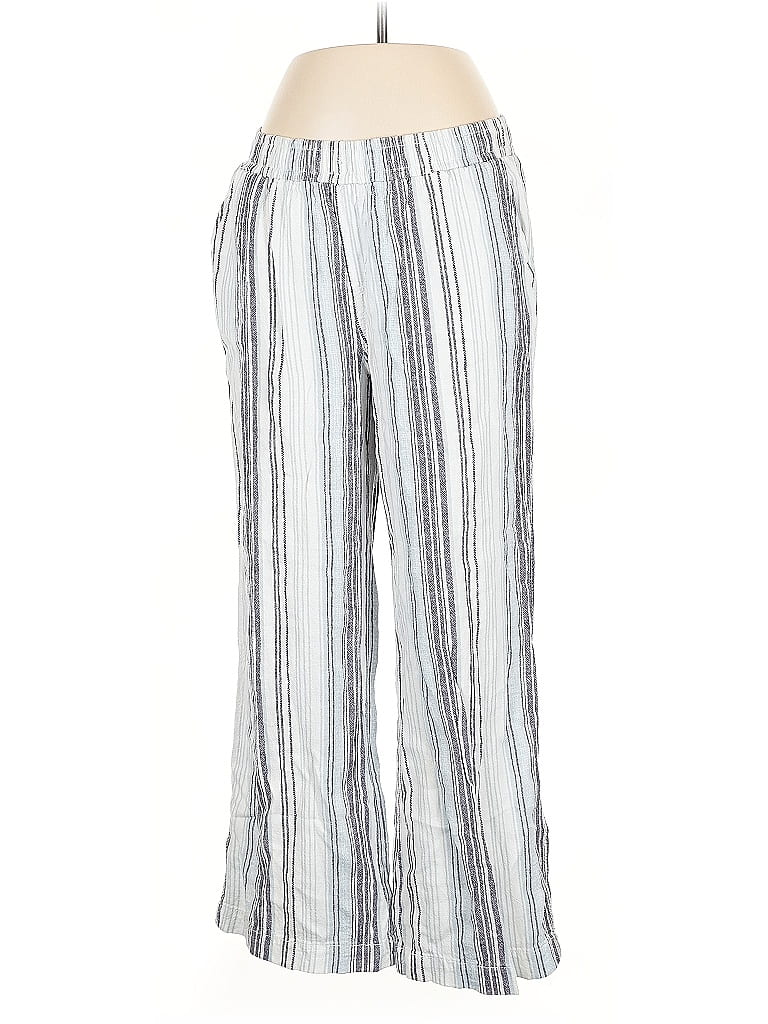 Briggs Stripes Silver Casual Pants Size L - photo 1