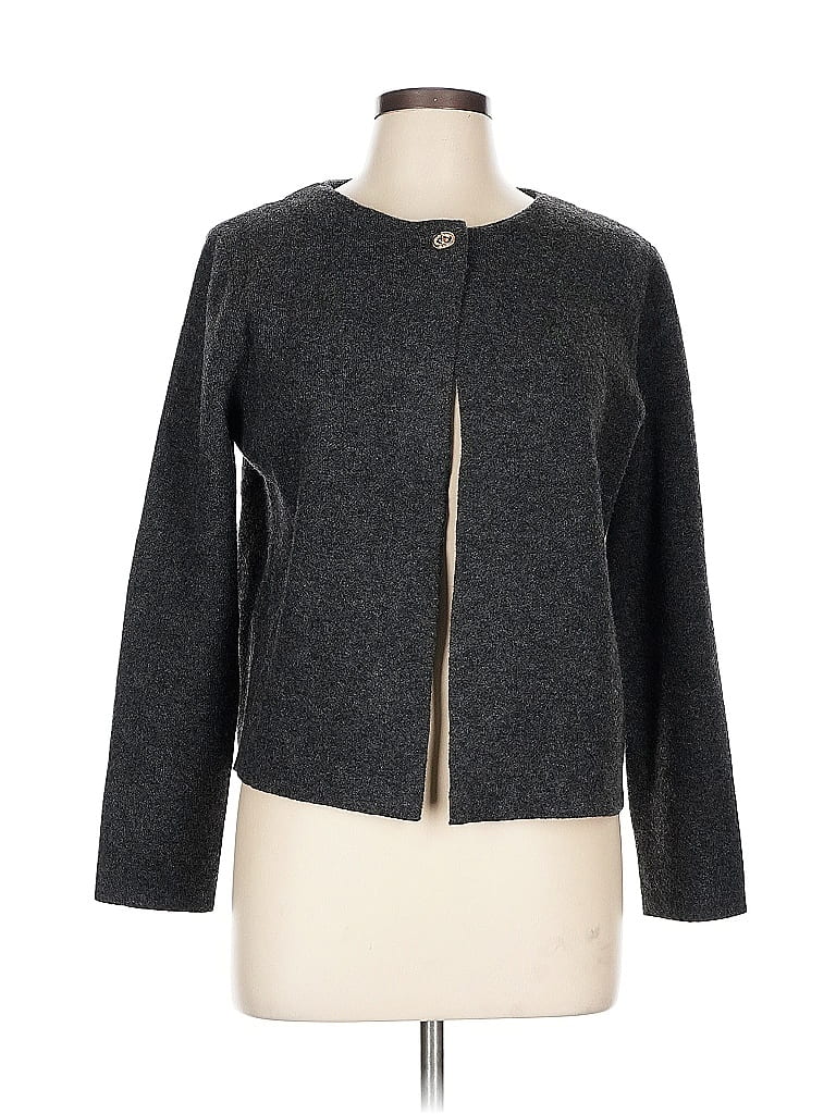 Pre-owned Zara Cardigan Sweater In Gray