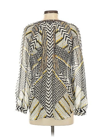 Hale Bob Long Sleeve Silk Top (view 2)