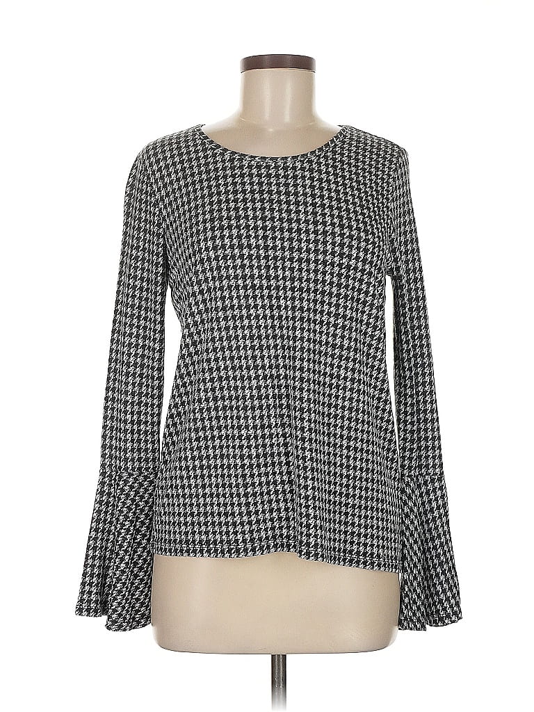 Pre-owned Michael Michael Kors Long Sleeve T-shirt In Gray