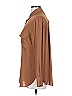 Ann Taylor LOFT Brown Long Sleeve Button-Down Shirt Size L - photo 4