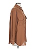 Ann Taylor LOFT Brown Long Sleeve Button-Down Shirt Size L - photo 3