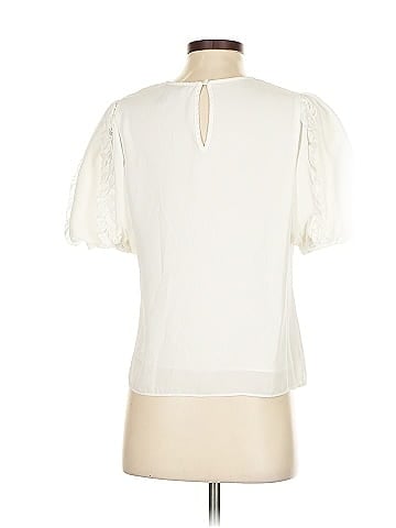 Aqua Short Sleeve Blouse (view 2)