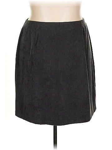 Casual Corner Faux Leather Skirt (view 1)