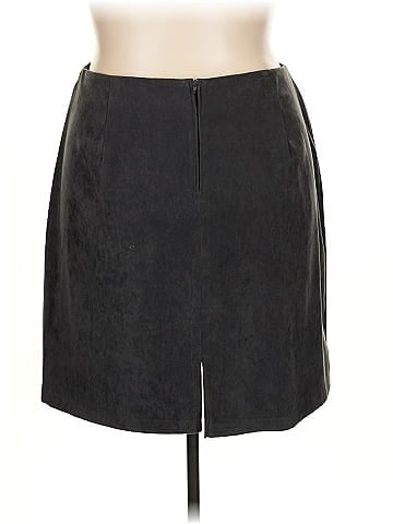 Casual Corner Faux Leather Skirt (view 2)
