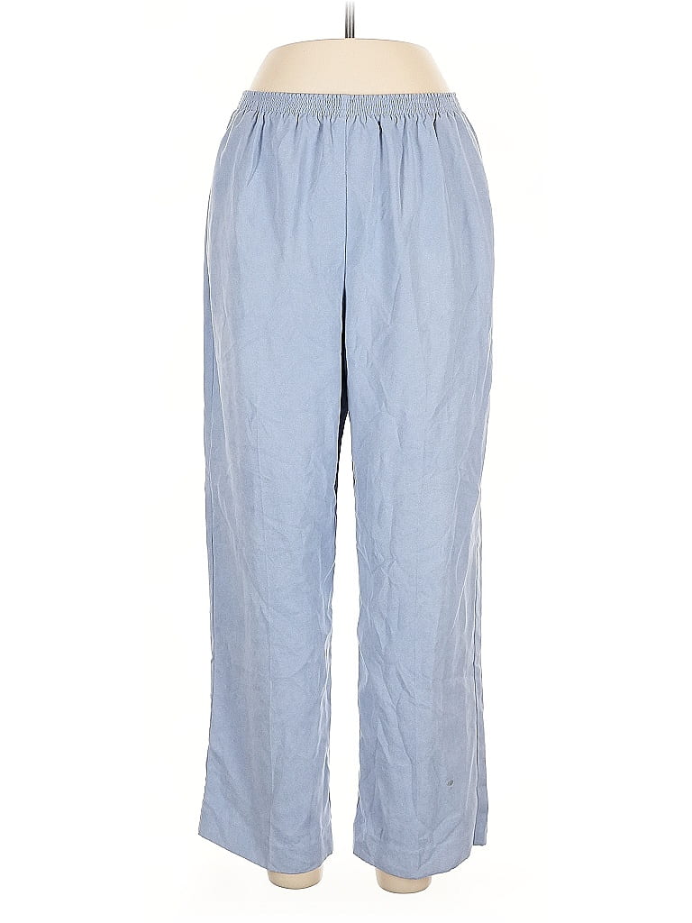Alfred Dunner 100% Polyester Blue Casual Pants Size 12 - photo 1