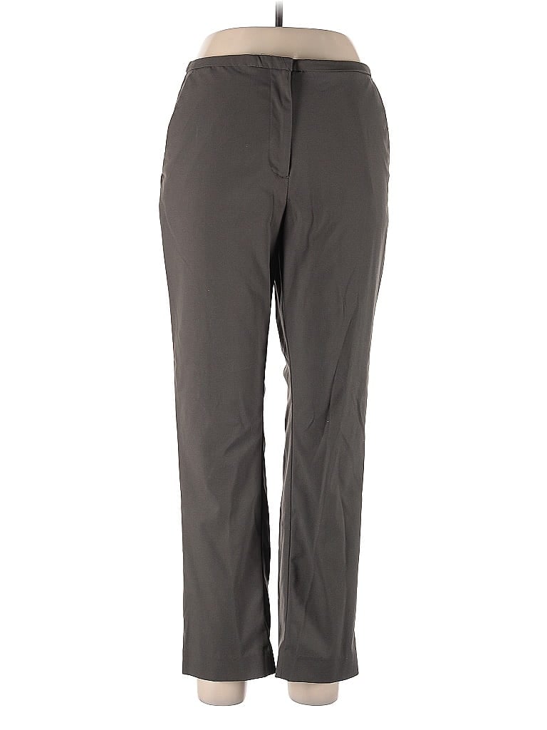 Pre-owned H&m Casual Pants In Gray