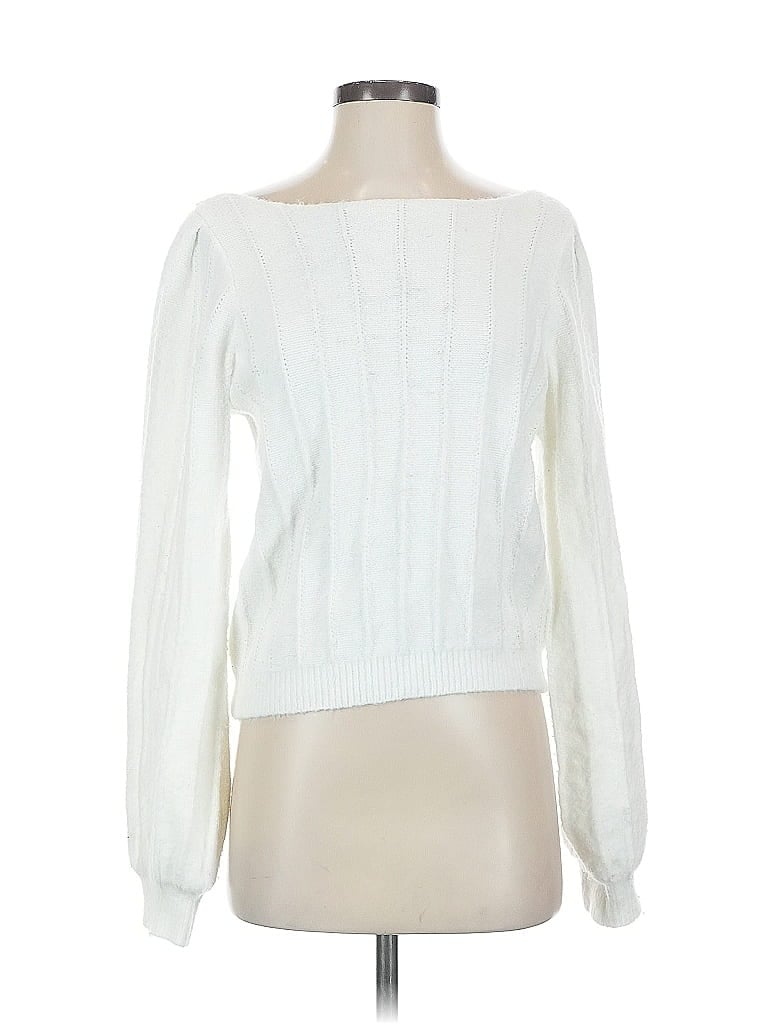 Gilli White Ivory Pullover Sweater Size S - photo 1