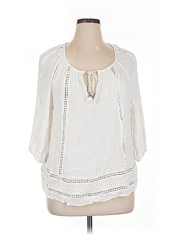 Earl Jean 3/4 Sleeve Blouse (view 1)