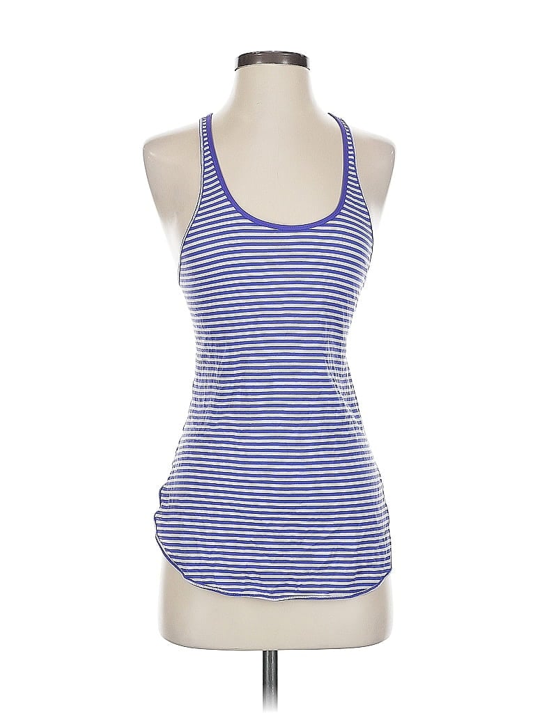 Pre-owned Lululemon Athletica Tank Top Purple Halter Neckline Tops