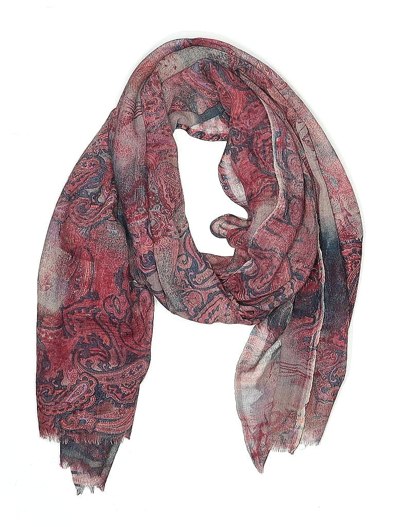 Pre-owned Unbranded Scarf In Red