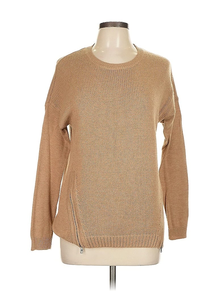 Pre-owned Bcbgmaxazria Pullover Sweater In Brown