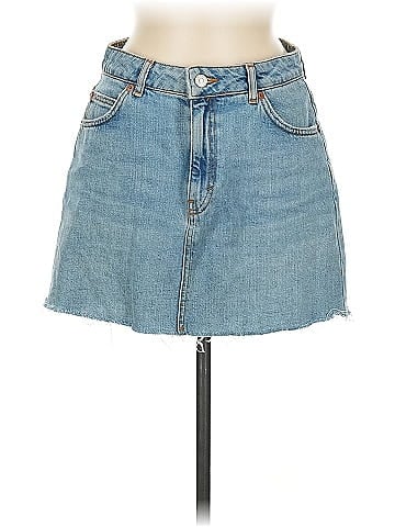 Topshop Denim Skirt (view 1)