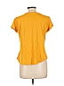 Soho JEANS NEW YORK & COMPANY 100% Cotton Yellow Short Sleeve T-Shirt Size L - photo 2