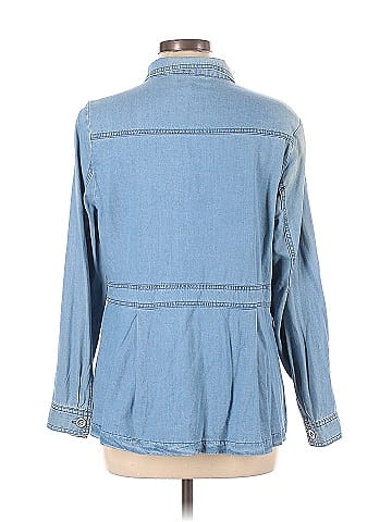 DG^2 by Diane Gilman Long Sleeve Button-Down Shirt (view 2)