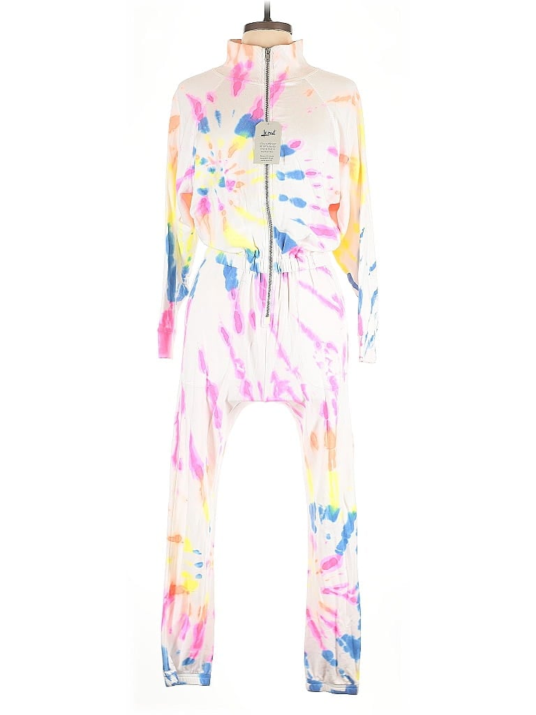 Pre-owned Lezat Jumpsuit In White