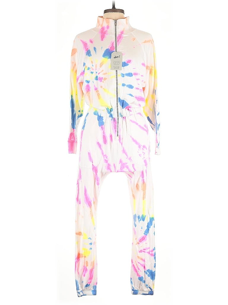 Pre-owned Lezat Jumpsuit In White