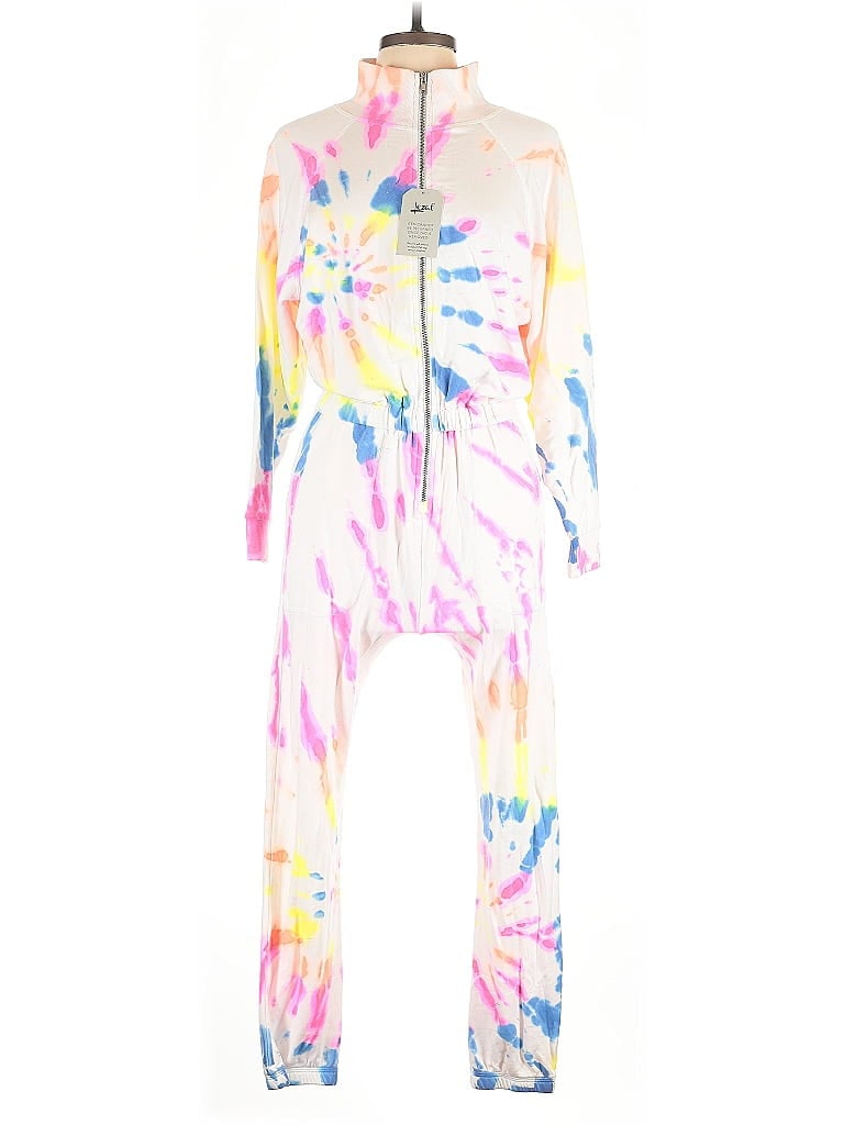 Pre-owned Lezat Jumpsuit In White