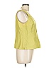 Kasper Yellow Green Sleeveless Top Size 12 - photo 3