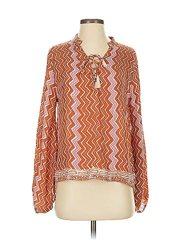 Natalie Martin Long Sleeve Silk Top (view 1)