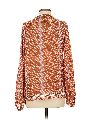 Natalie Martin Long Sleeve Silk Top (view 2)