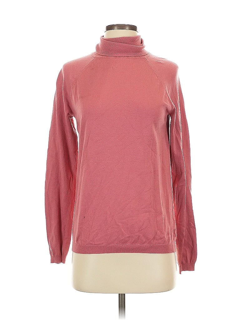 Pre-owned Talbots Turtleneck Sweater In Pink