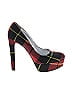 Prada Plaid Red Plaid Heels Size EU 40 - photo 1