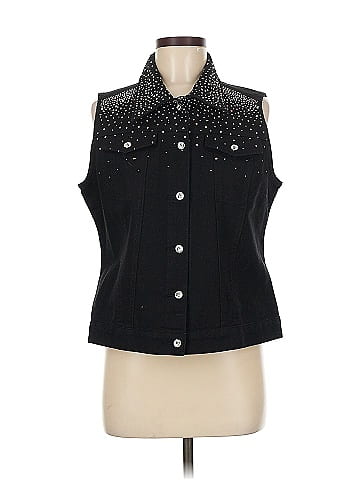 CHRISTINE ALEXANDER Denim Vest (view 1)