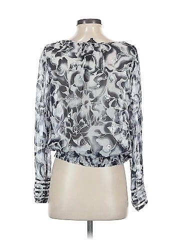 Guess Long Sleeve Silk Top (view 2)