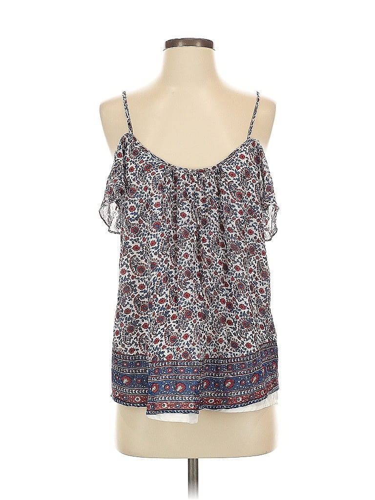 Click to view more detailed imagery on our partner's website Pre-owned Joie Sleeveless Blouse In Blue