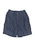 Quiksilver 100% Polyester Solid Blue Cargo Shorts 9-12 MO / 12 MO - photo 1