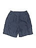 Quiksilver 100% Polyester Solid Blue Cargo Shorts 9-12 MO / 12 MO - photo 2