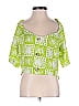 Porridge Green 3/4 Sleeve Blouse Size S - photo 1